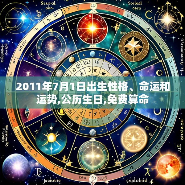 2011年7月1日出生性格、命运和运势,公历生日,免费算命