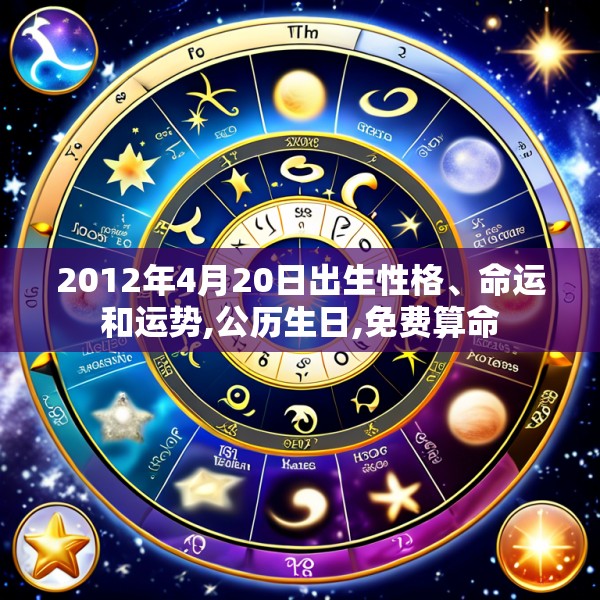 2012年4月20日出生性格、命运和运势,公历生日,免费算命