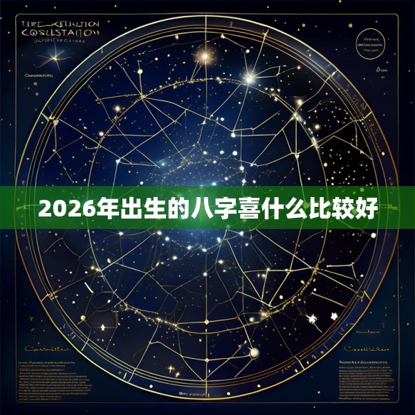 2026年出生的八字喜什么比较好