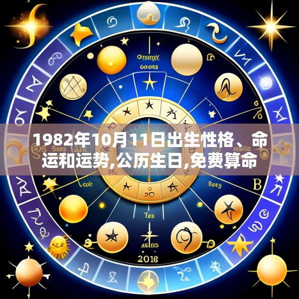 1982年10月11日出生性格、命运和运势,公历生日,免费算命