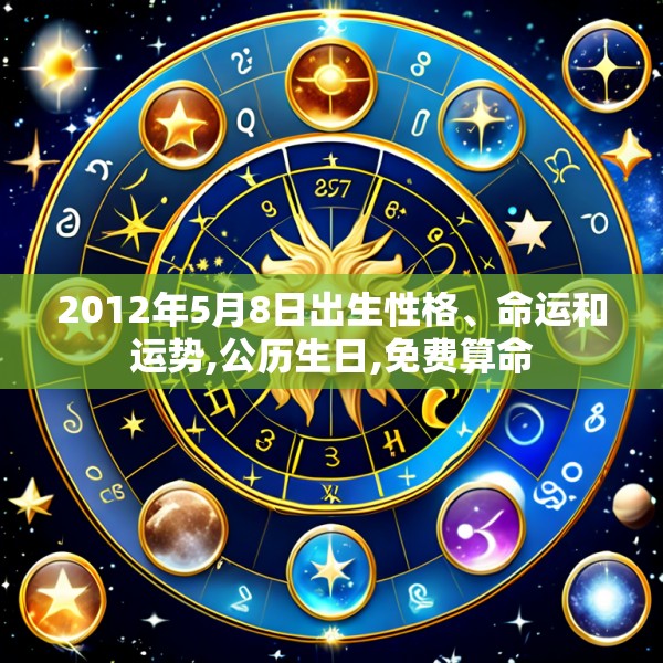 2012年5月8日出生性格、命运和运势,公历生日,免费算命