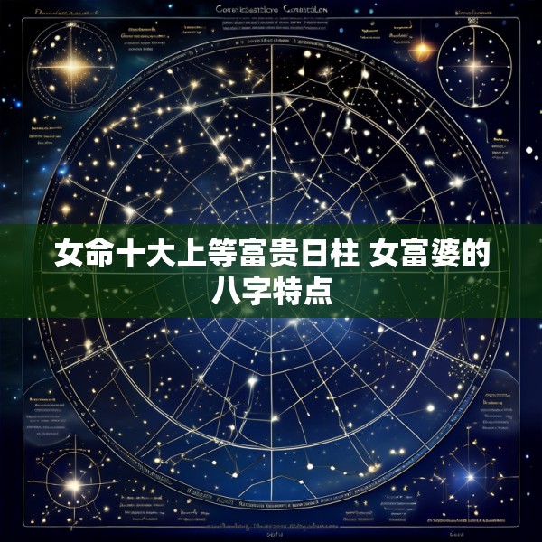 女命十大上等富贵日柱 女富婆的八字特点