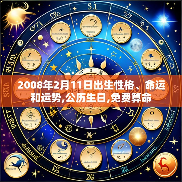 2008年2月11日出生性格、命运和运势,公历生日,免费算命
