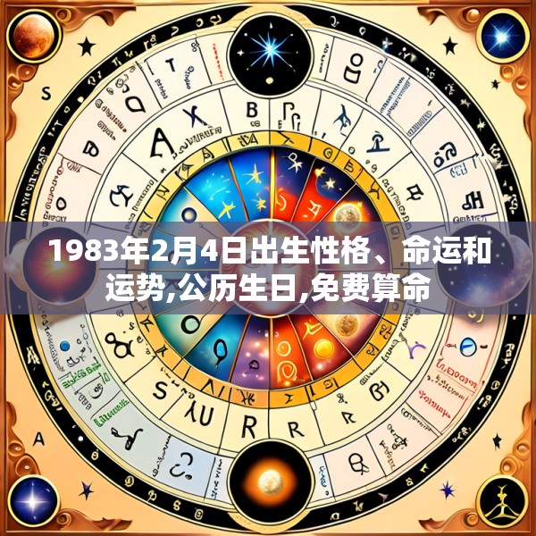 1983年2月4日出生性格、命运和运势,公历生日,免费算命