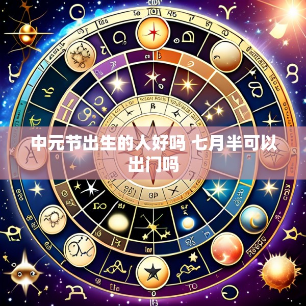 中元节出生的人好吗 七月半可以出门吗