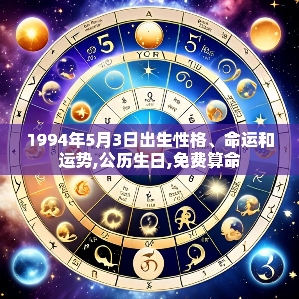1994年5月3日出生性格、命运和运势,公历生日,免费算命