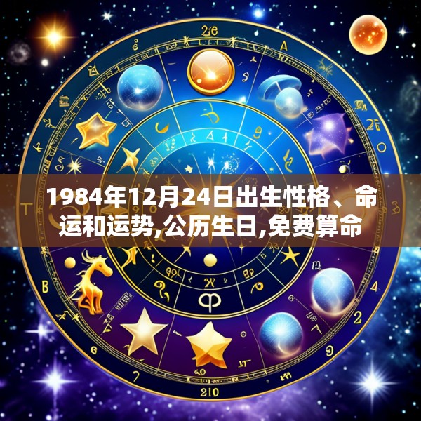 1984年12月24日出生性格、命运和运势,公历生日,免费算命