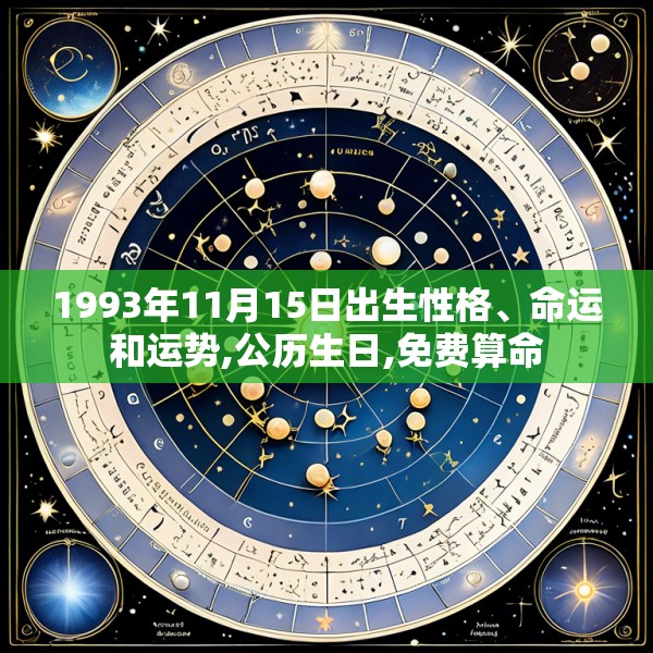 1993年11月15日出生性格、命运和运势,公历生日,免费算命