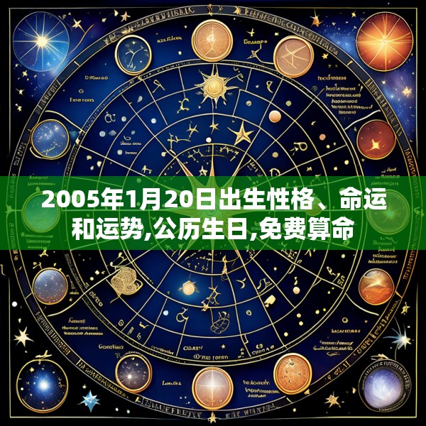 2005年1月20日出生性格、命运和运势,公历生日,免费算命