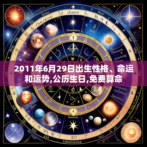 2011年6月29日出生性格、命运和运势,公历生日,免费算命
