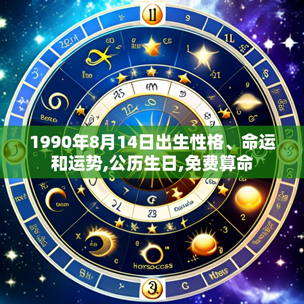 1990年8月14日出生性格、命运和运势,公历生日,免费算命