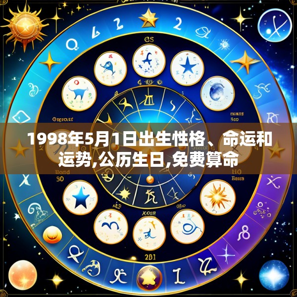 1998年5月1日出生性格、命运和运势,公历生日,免费算命