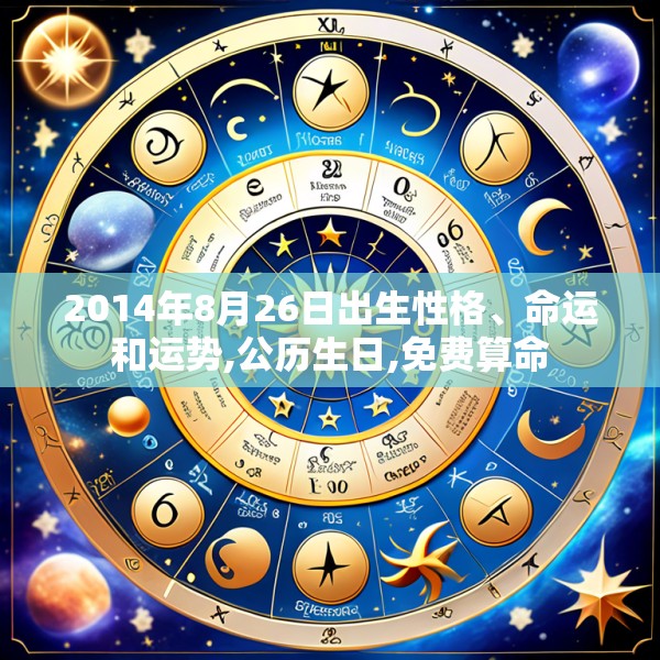 2014年8月26日出生性格、命运和运势,公历生日,免费算命