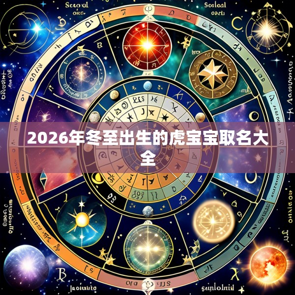 2026年冬至出生的虎宝宝取名大全