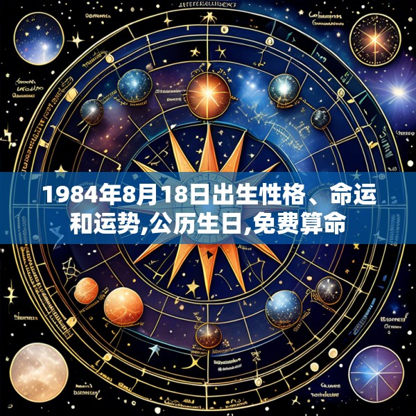1984年8月18日出生性格、命运和运势,公历生日,免费算命