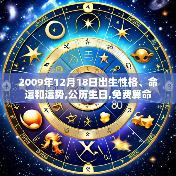 2009年12月18日出生性格、命运和运势,公历生日,免费算命