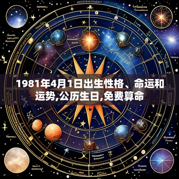 1981年4月1日出生性格、命运和运势,公历生日,免费算命