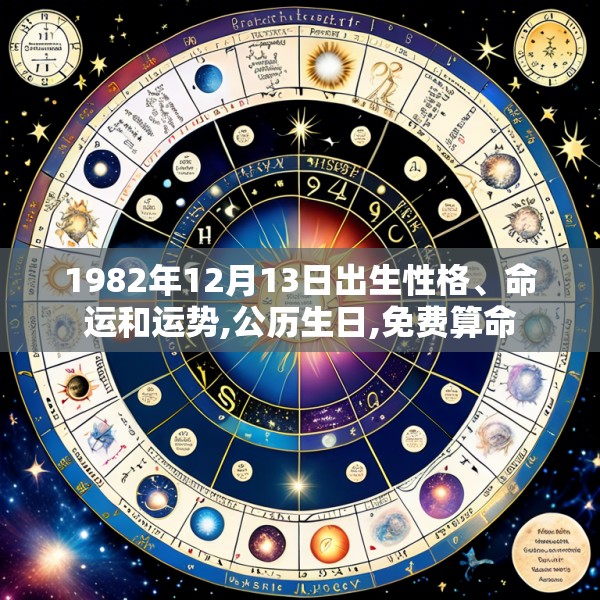 1982年12月13日出生性格、命运和运势,公历生日,免费算命