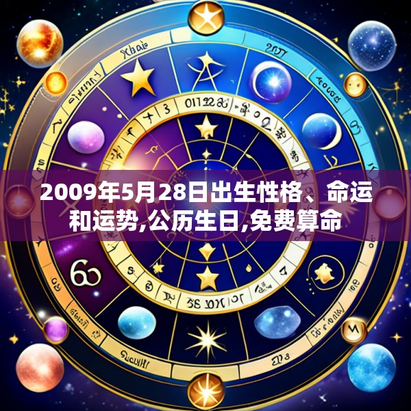 2009年5月28日出生性格、命运和运势,公历生日,免费算命