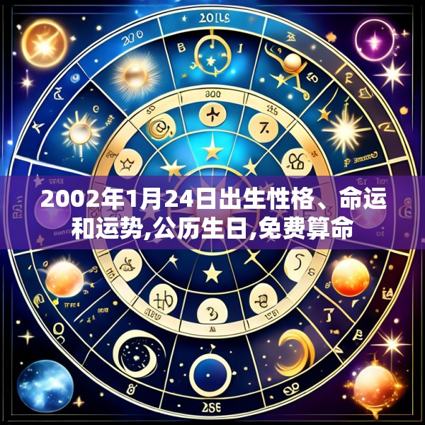 2002年1月24日出生性格、命运和运势,公历生日,免费算命
