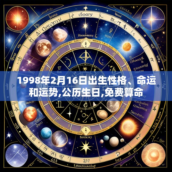 1998年2月16日出生性格、命运和运势,公历生日,免费算命
