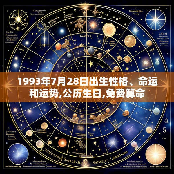 1993年7月28日出生性格、命运和运势,公历生日,免费算命