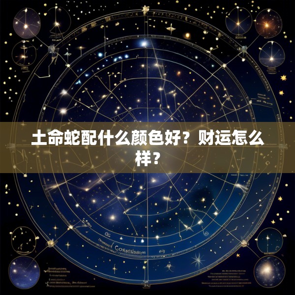 土命蛇配什么颜色好?财运怎么样?