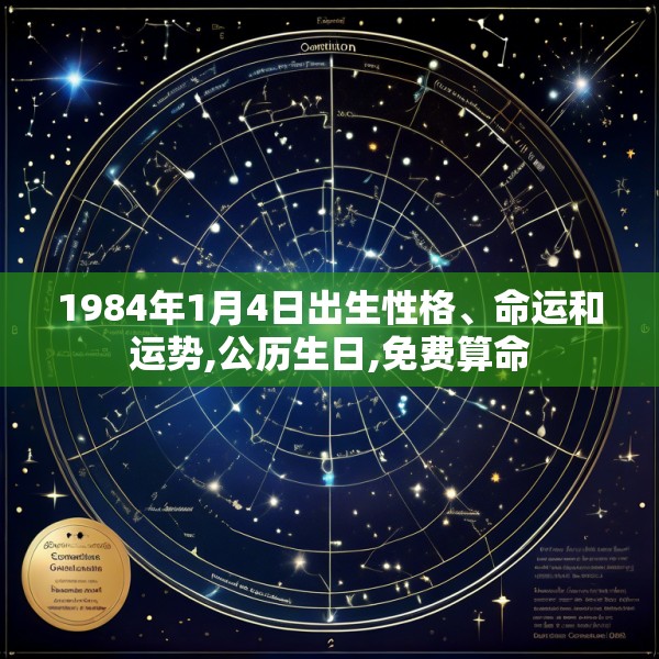 1984年1月4日出生性格、命运和运势,公历生日,免费算命