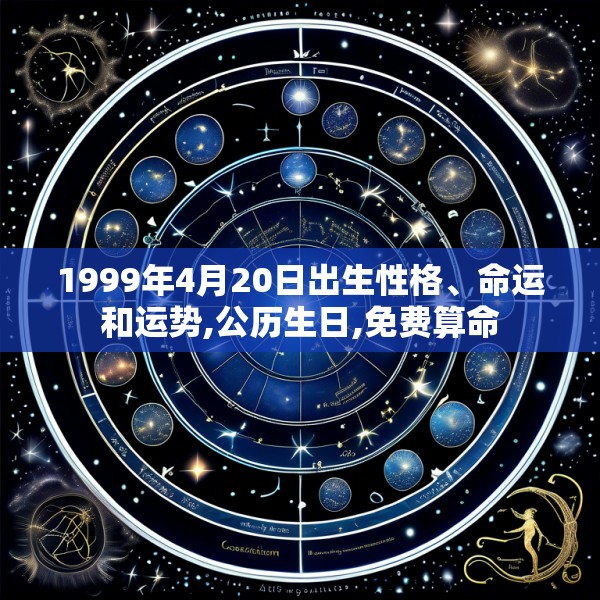 1999年4月20日出生性格、命运和运势,公历生日,免费算命