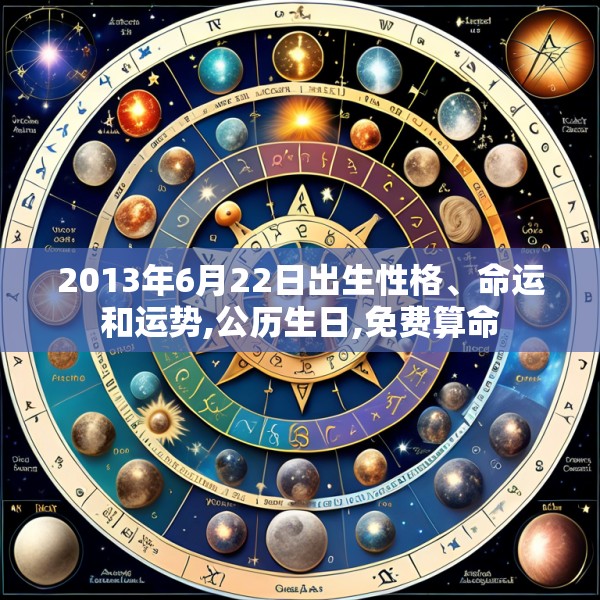 2013年6月22日出生性格、命运和运势,公历生日,免费算命