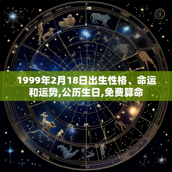 1999年2月18日出生性格、命运和运势,公历生日,免费算命