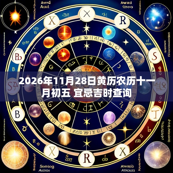 2026年11月28日黄历农历十一月初五 宜忌吉时查询