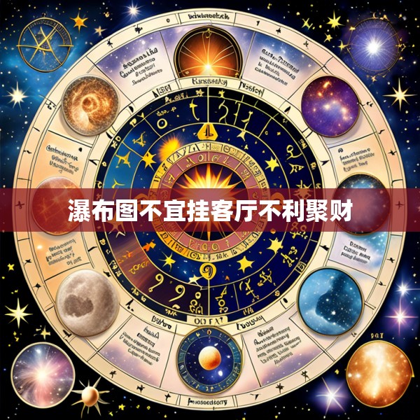 瀑布图不宜挂客厅不利聚财