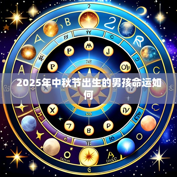 2025年中秋节出生的男孩命运如何