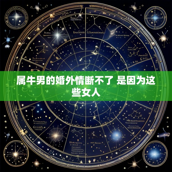 属牛男的婚外情断不了 是因为这些女人