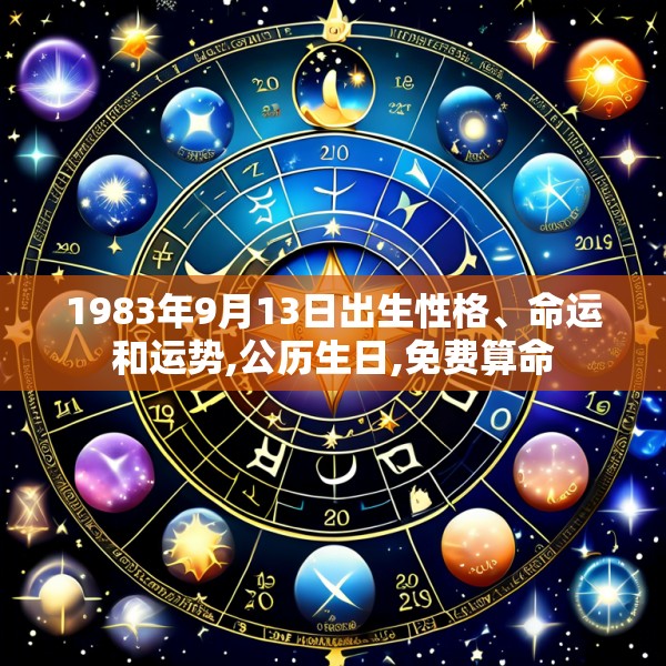 1983年9月13日出生性格、命运和运势,公历生日,免费算命