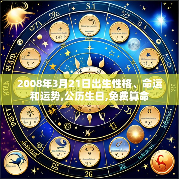 2008年3月21日出生性格、命运和运势,公历生日,免费算命