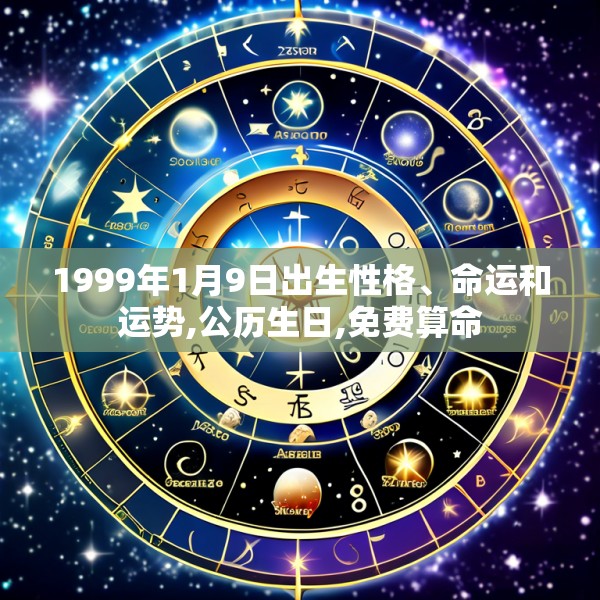 1999年1月9日出生性格、命运和运势,公历生日,免费算命