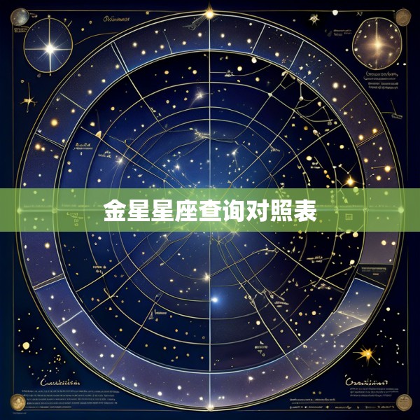 金星星座查询对照表