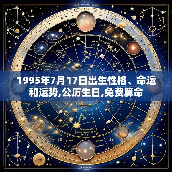 1995年7月17日出生性格、命运和运势,公历生日,免费算命