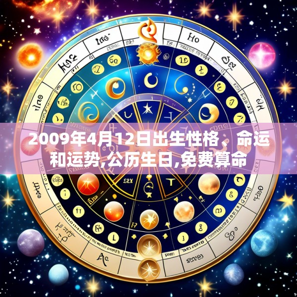 2009年4月12日出生性格、命运和运势,公历生日,免费算命