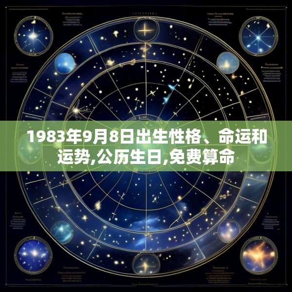 1983年9月8日出生性格、命运和运势,公历生日,免费算命