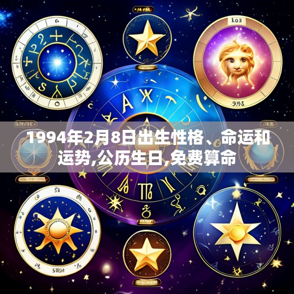 1994年2月8日出生性格、命运和运势,公历生日,免费算命