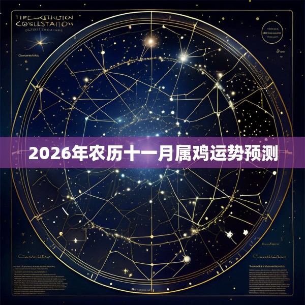 2026年农历十一月属鸡运势预测