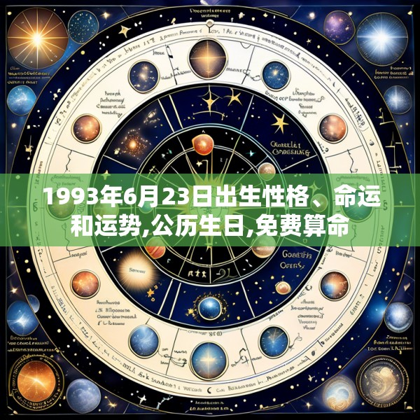 1993年6月23日出生性格、命运和运势,公历生日,免费算命