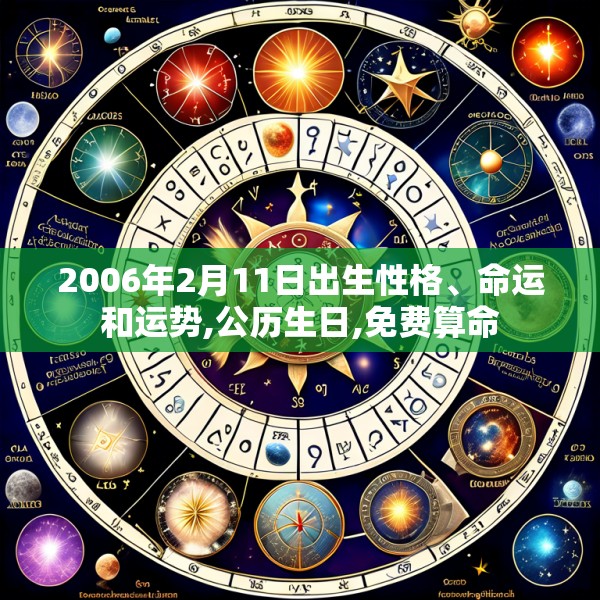 2006年2月11日出生性格、命运和运势,公历生日,免费算命