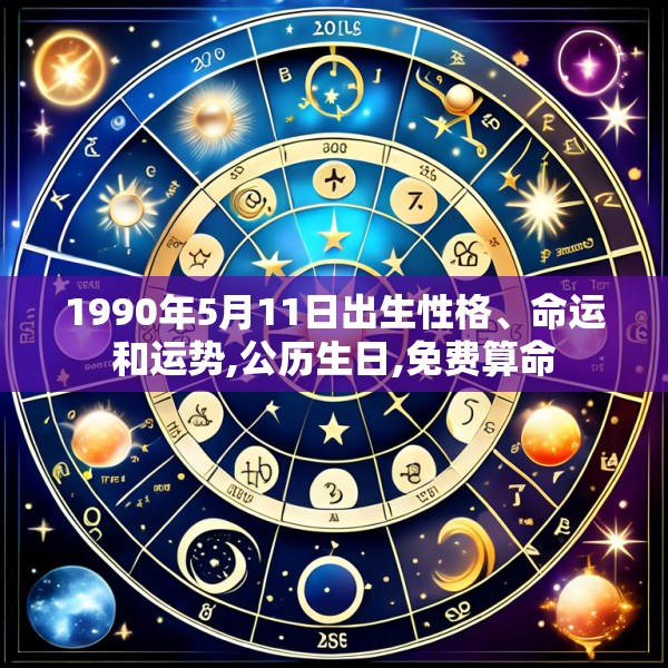 1990年5月11日出生性格、命运和运势,公历生日,免费算命