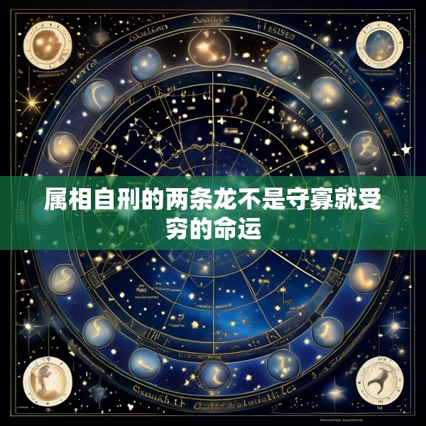 属相自刑的两条龙不是守寡就受穷的命运