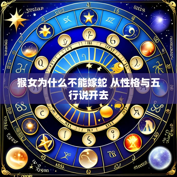 猴女为什么不能嫁蛇 从性格与五行说开去