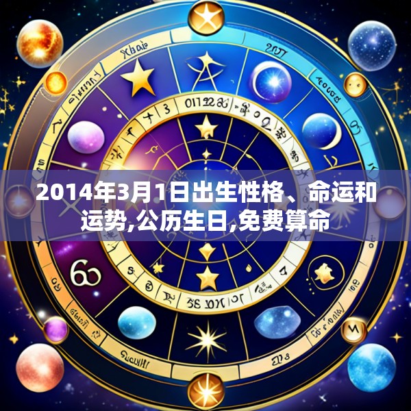 2014年3月1日出生性格、命运和运势,公历生日,免费算命